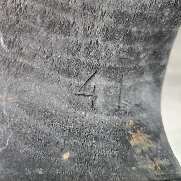 Hanna Anderson Swedish Clogs Womens 10.5 11 41 Black Patent Leather Snowflakes - Picture 12 of 12